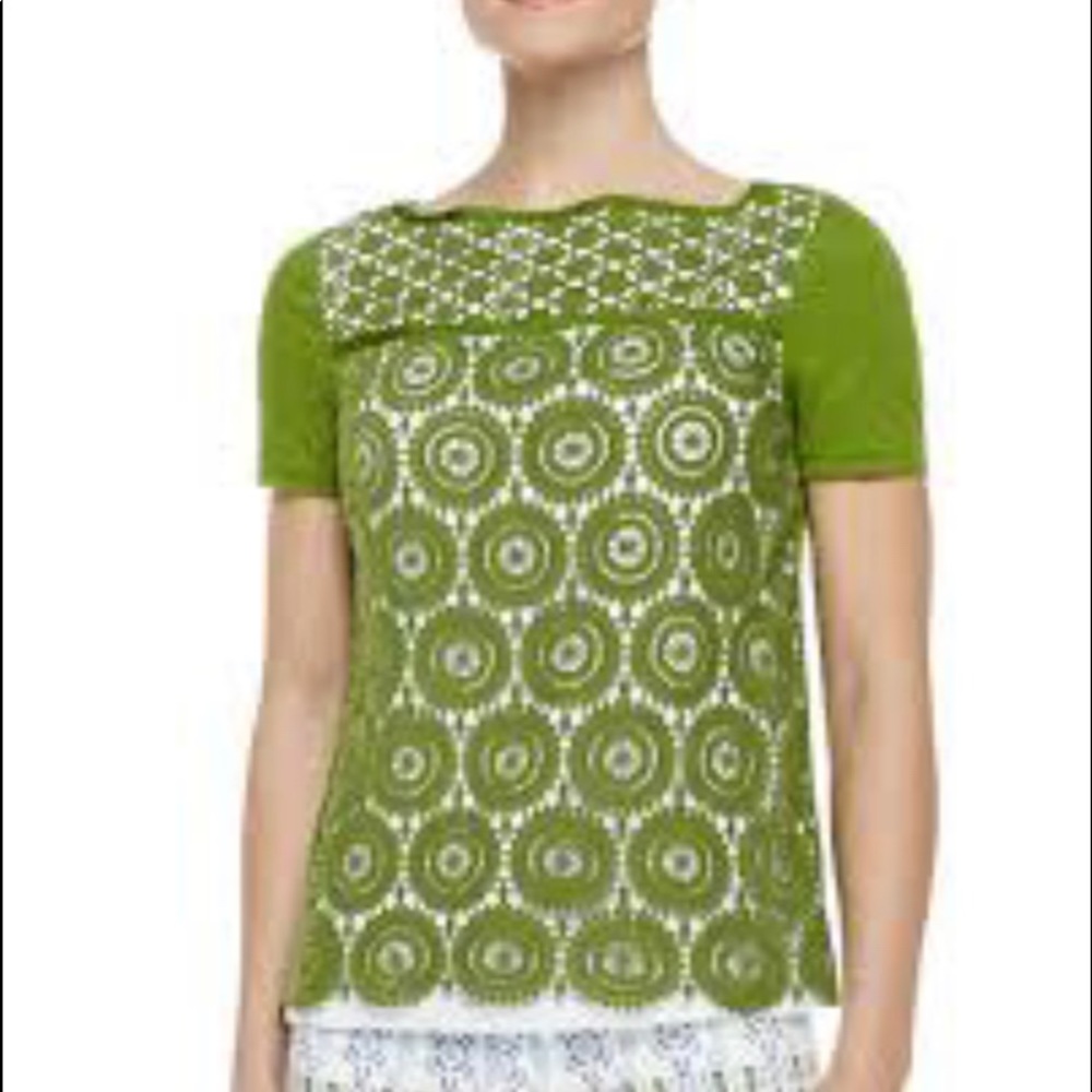 NWOT TORY BURCH CROCHET TOP SZ MEDIUM